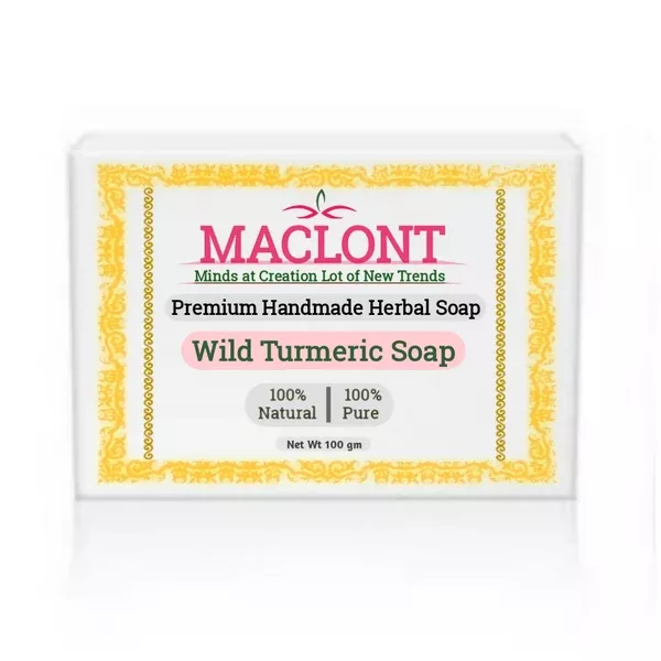 Maclont Wild Turmeric Soap - 100 gm - Pack of 3