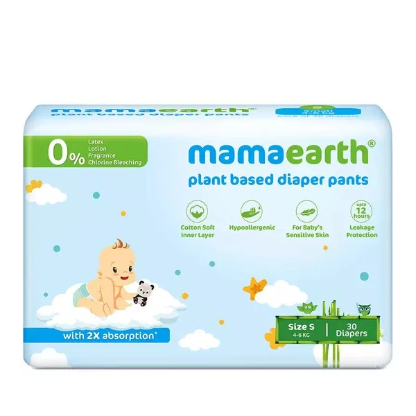 Mamaearth Plant-Based Diaper Pants - S