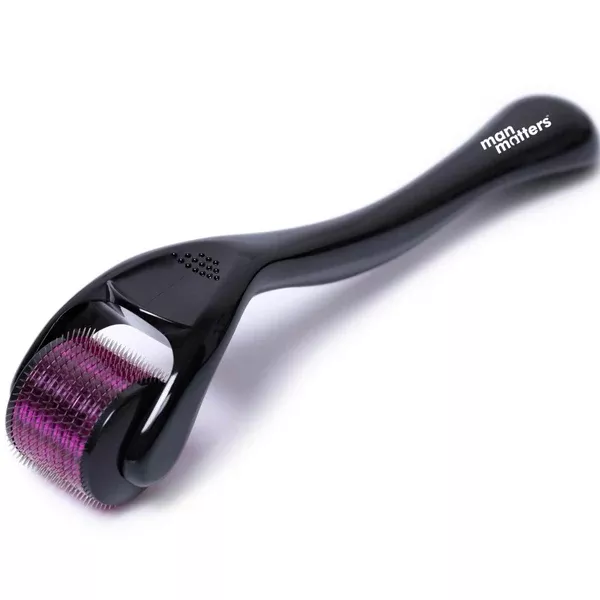 Man Matters Derma Roller with 540 Titanium Alloy Micro Needles 0.5 mm - 0.5 mm