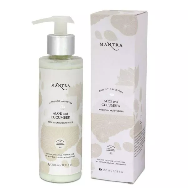 Mantra Herbal Aloe and Cucumber After Sun Moisturiser - 250ml