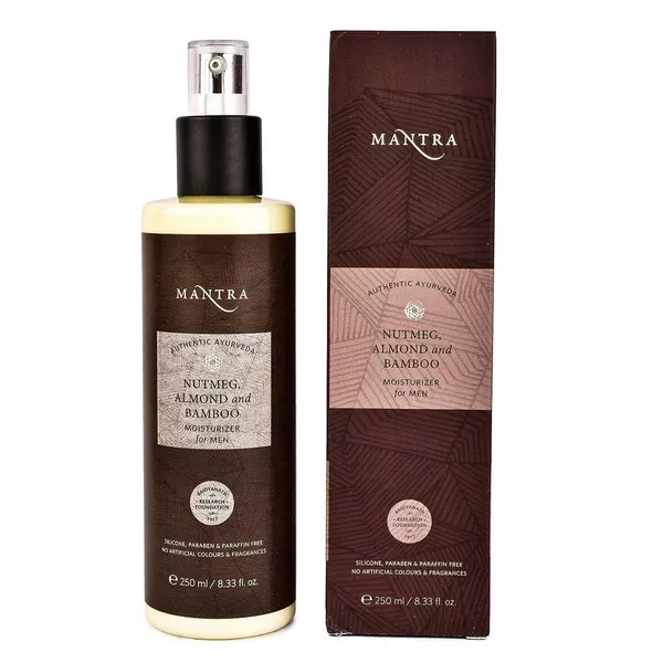 Mantra Herbal Nutmeg, Almond & Bamboo Moisturizer For Men - 250 ml