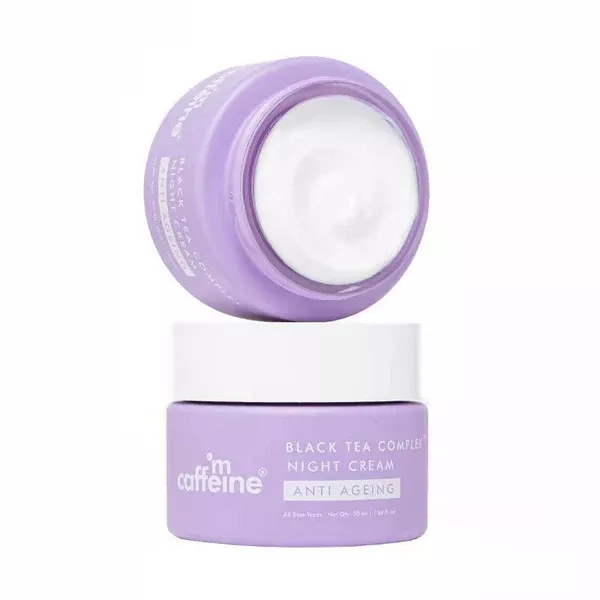 mCaffeine Black Tea Complex Anti Ageing Night Cream - 50 ml
