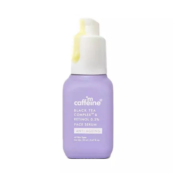 mCaffeine Retinol 0.3% & Black Tea Complex Anti Aging Face Serum - 20 ml