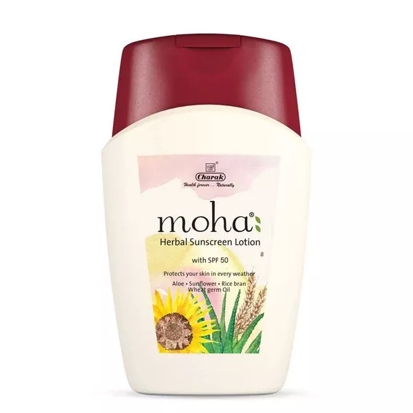 Moha Herbal Sunscreen Lotion with SPF 50 - 100 ml