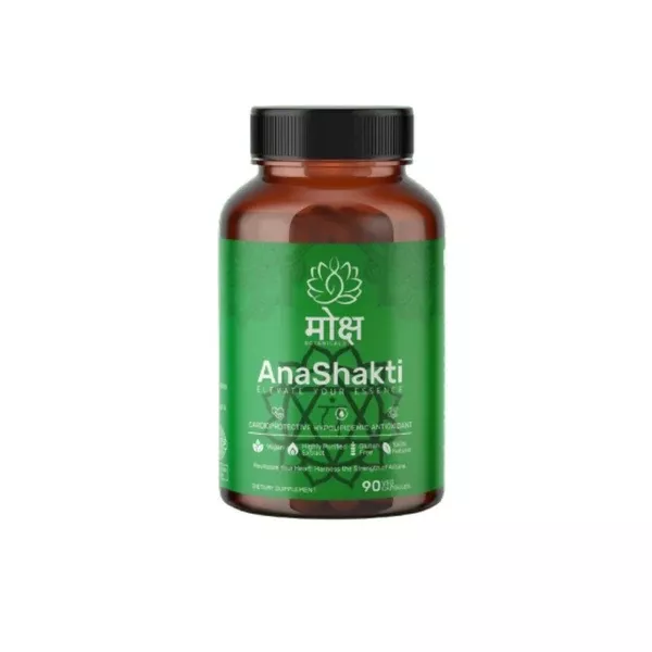 Moksha Botanicals Anashakti Capsules - 90 caps - Pack of 1