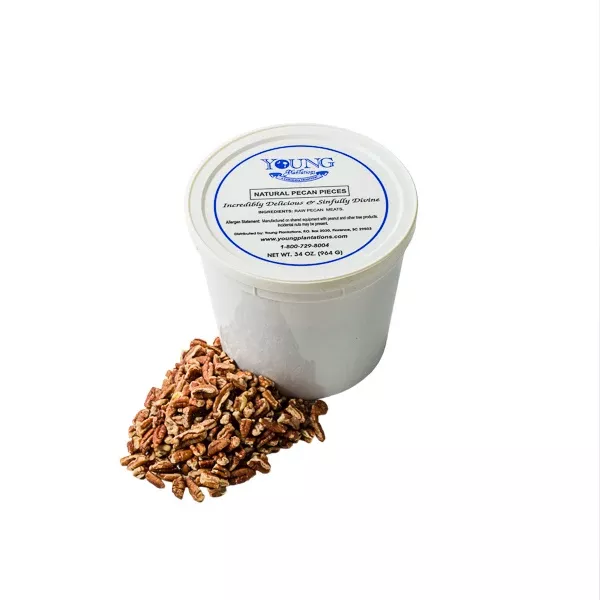 Natural Pecan Pieces Tub