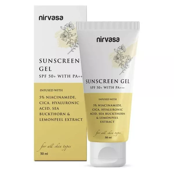 Nirvasa SPF50+ Sunscreen Gel - 50 ml