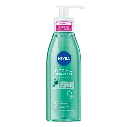 Nivea Derma Skin Clear Face Wash Gel - 150 ml