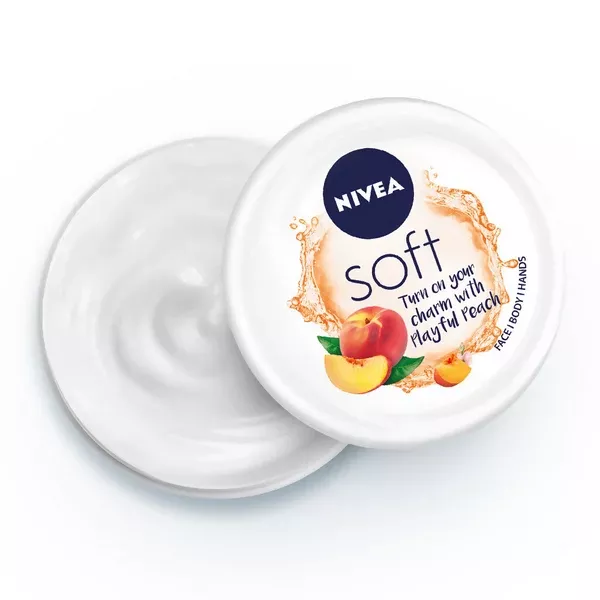 Nivea Soft Light Moisturizer Cream Playful Peach - 50 ml