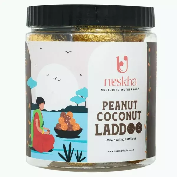 Nuskha Peanut Coconut Laddoo - 500 gm