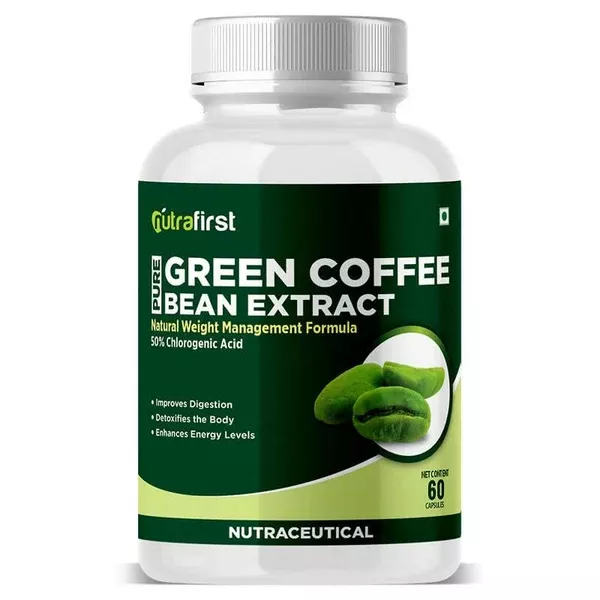 Nutrafirst Green Coffee Bean Extract Capsules - 60 caps