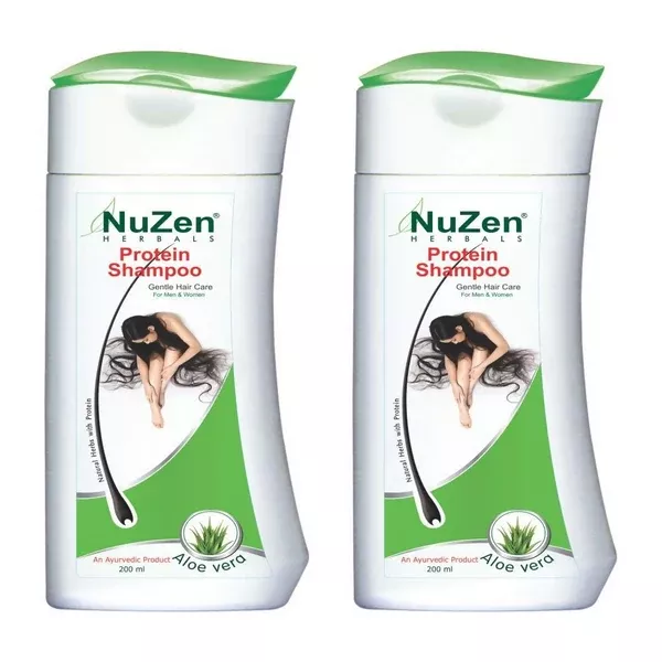 Nuzen Herbals Protein Shampoo - 200 ml - Pack of 2
