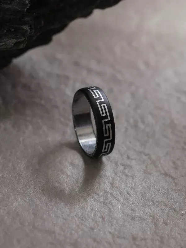 NVR Men's Silver Metal Ring - One size