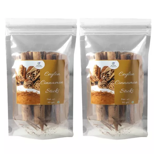 Nxtgen Ayurveda Ceylon Cinnamon Sticks - 50 gm - Pack of 2