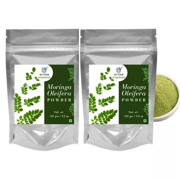 Nxtgen Ayurveda Moringa Oleifera Powder - 150 gm - Pack of 2