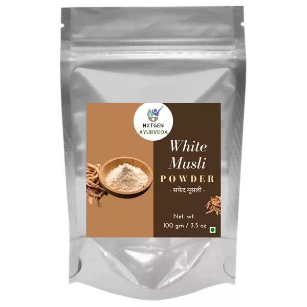 Nxtgen Ayurveda Musli White Powder - 100 gm