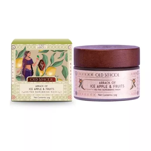 Old School Rituals Ice Apple & Fruit De-Tan Scrubbing Mask - 50 gm