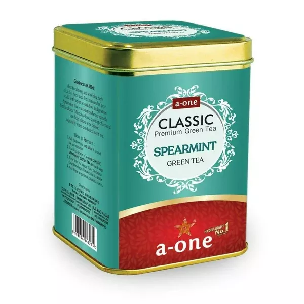 A-One Classic Premium Spearmint Green Tea - 100 gm