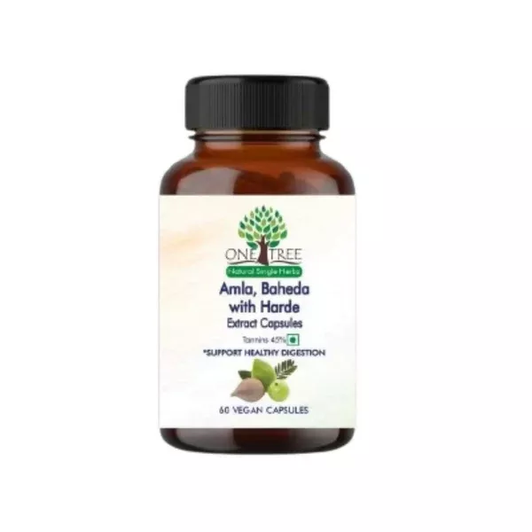 One Tree Amla, Baheda with Harad Extract Capsules - 60 caps