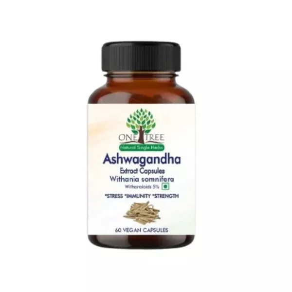 One Tree Ashwagandha Extract Capsules - 60 caps