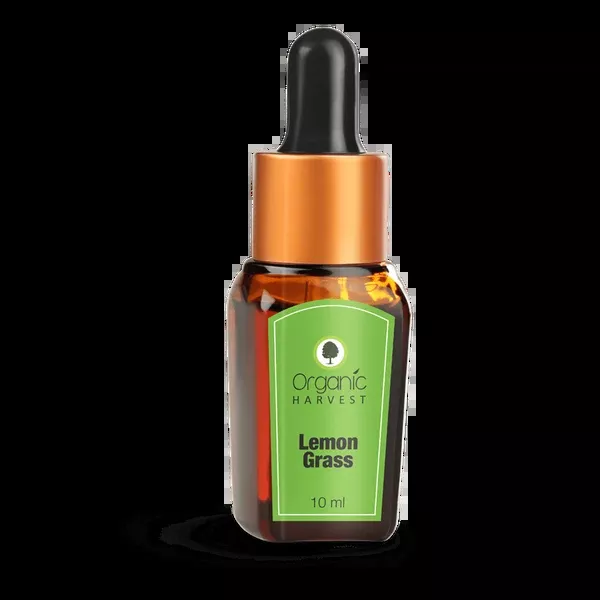 Organic Harvest Lemon Grass Essential Oil - 10 ml