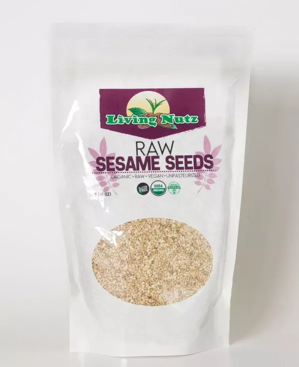 Organic Raw Hulled White Sesame Seeds