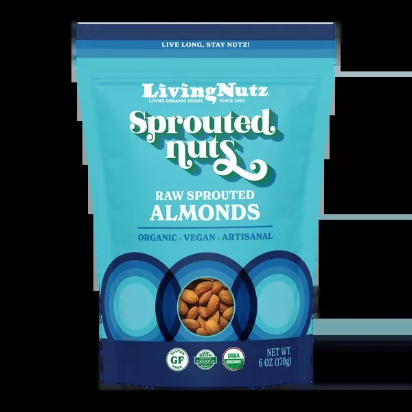 Organic Sprouted Almonds GROWN IN SPAIN