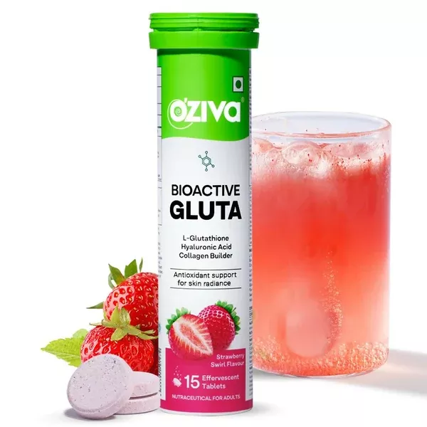 OZiva Bioactive Gluta Fizzy Effervescent Tablets - 15 tabs