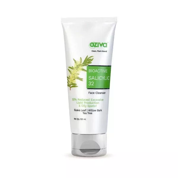 OZiva Bioactive Salicylic 32 Face Cleanser - 100 ml