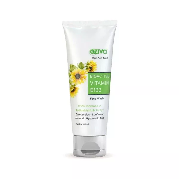 OZiva Bioactive Vitamin E122 Face Wash - 100 ml