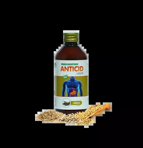 Pankajakasthuri Anticid Liquid Jeera - 100 ml