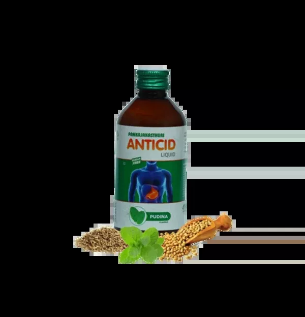Pankajakasthuri Anticid Liquid Pudina - 100 ml
