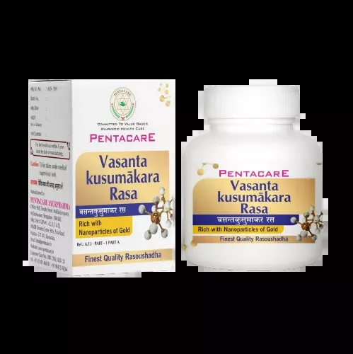 Pentacare Ayurveda Vasantakusumakara Rasa - 30 tabs