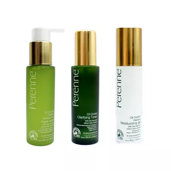 Perenne Clarifying Daily Essential CTM For Sensitive And Acne Prone Skin - combo