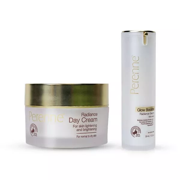 Perenne Radiance Day Cream and Serums For All Skin Types - combo