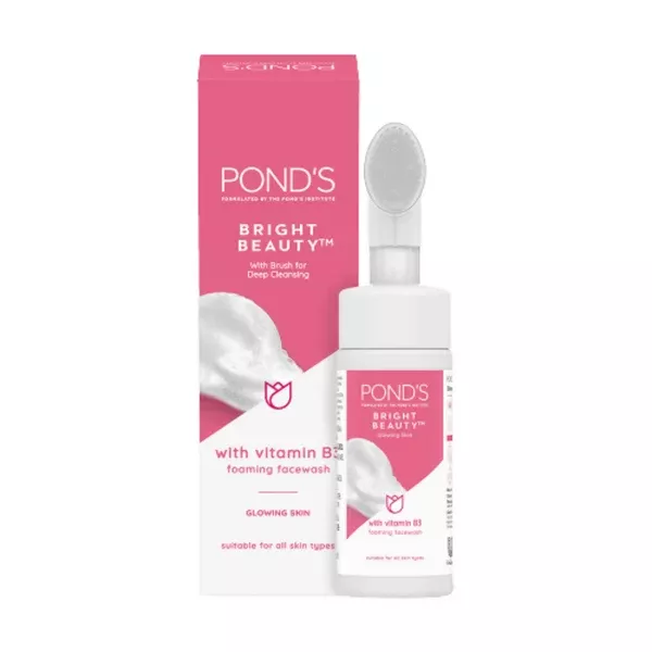 Ponds Bright Beauty With Vitamin B3 Foaming Facewash - 150 ml