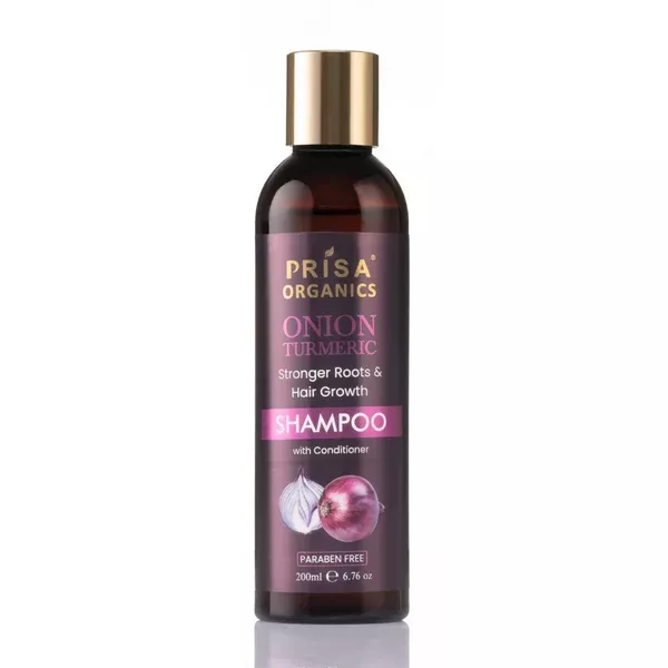 Prisa Organics Onion & Turmeric Shampoo - 200 ml
