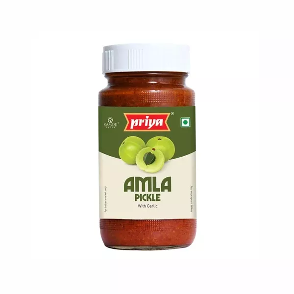 Priya Amla Pickle With Garlic - 500 gm