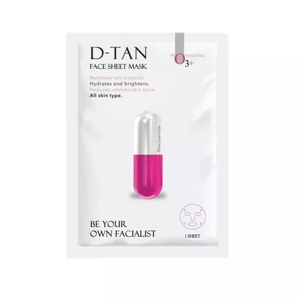 Professional O3+ D-Tan Face Sheet Mask - 30 gm