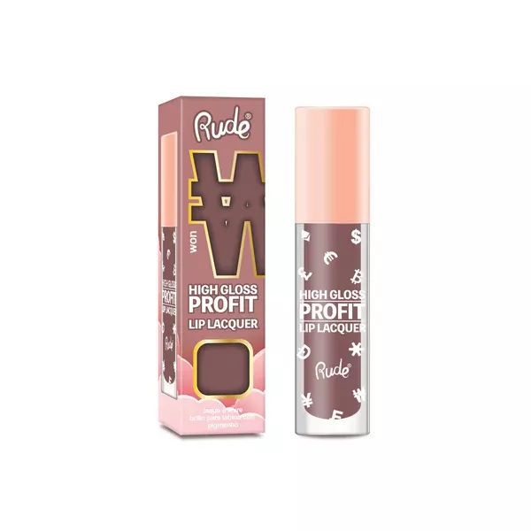 Rude Cosmetics High Gloss Profit Lip Lacquer - Won - 4 gm