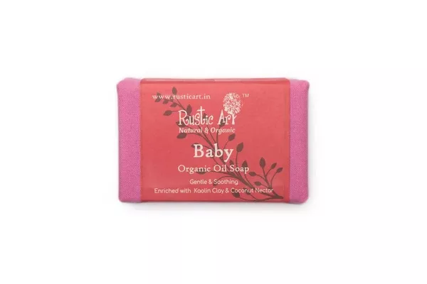 Rustic Art Baby Organic Oil Soap - 100 gm
