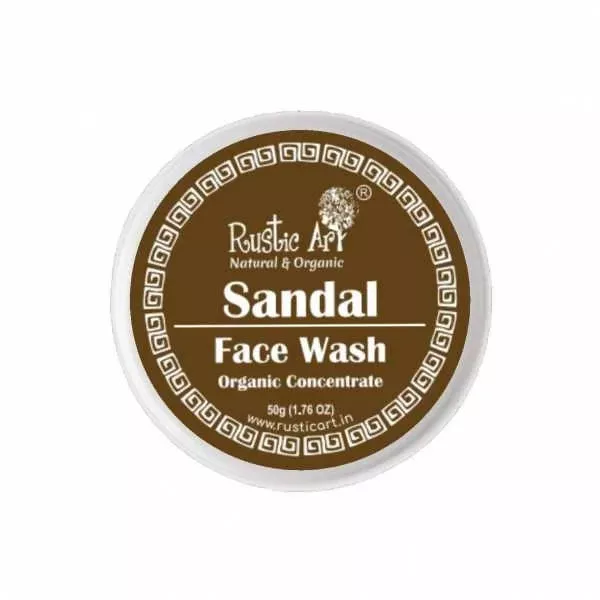 Rustic Art Sandal Face Wash - 50 gm