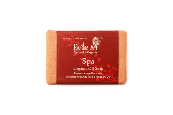 Rustic Art Spa Organic Oil Soap - 100 gm