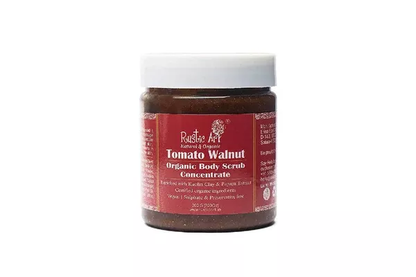 Rustic Art Tomato Walnut Organic Body Scrub Concentrate - 200 gm