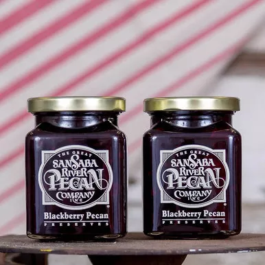 San Saba River Blackberry Pecan Preserves, 2 Pack
