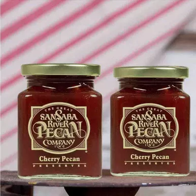 San Saba River Cherry Pecan Preserves, 2 Pack