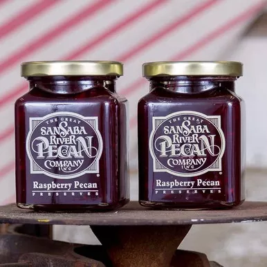 San Saba River Raspberry Pecan Preserves, 2 Pack