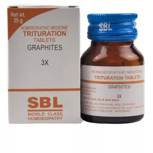 SBL Homeopathy Graphites Trituration Tablets - 25 gm - 3X