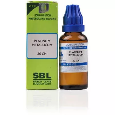 SBL Homeopathy Platinum Metallicum Dilution - 30 ml - 6 CH