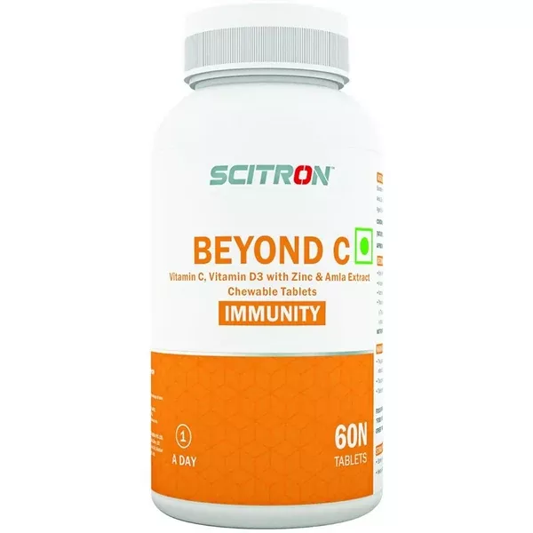 Scitron Beyond C Chewable Tablets - Orange Flavor - 60 tabs